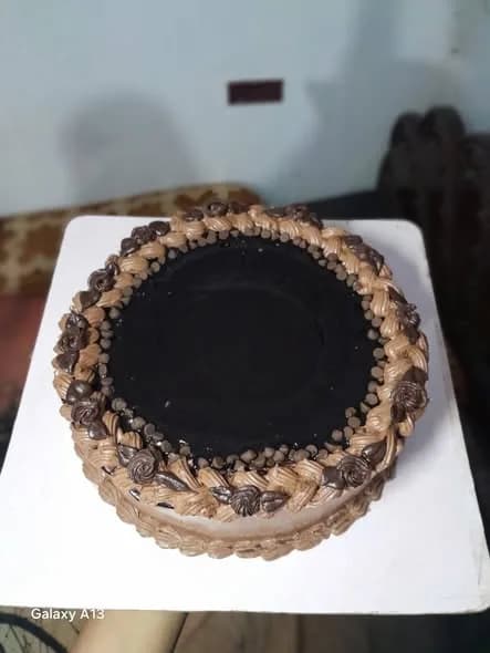 চকলেট কেক – চকো চিপস মোকা রোপ রিং
