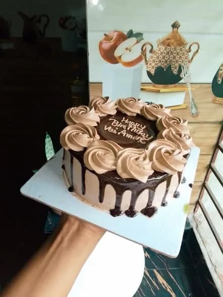 চকলেট কেক – মোকা রোজেট রিং 3