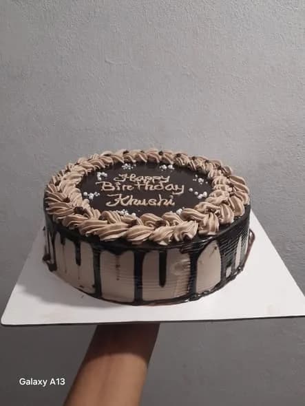 চকলেট স্পঞ্জ কেক – মোকা পেটাল রিং 3