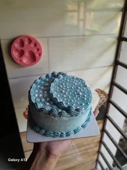 ভ্যানিলা স্পঞ্জ কেক – ডাস্টি ব্লু সিলভার স্টার 2