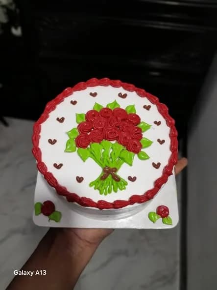 ভ্যানিলা স্পঞ্জ কেক – রেড রোজ বুকে 3