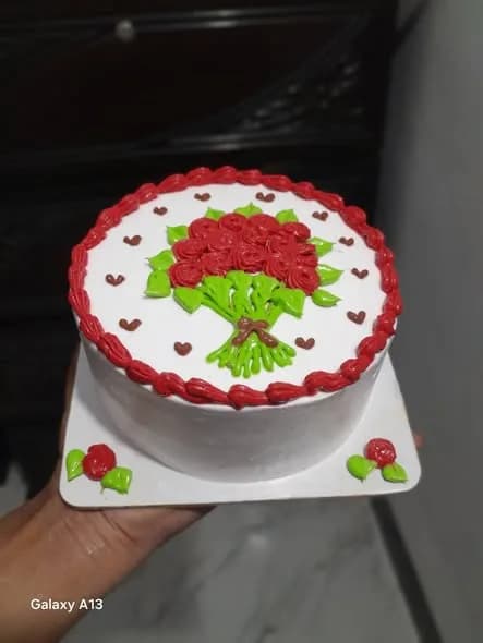 ভ্যানিলা স্পঞ্জ কেক – রেড রোজ বুকে 4