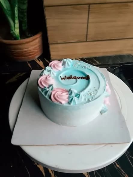 ভ্যানিলা কেক – টিল ও পিংক রোজেট 2