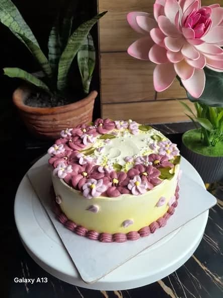 ভ্যানিলা স্পঞ্জ কেক – মভ ডেইজি গার্ডেন 4