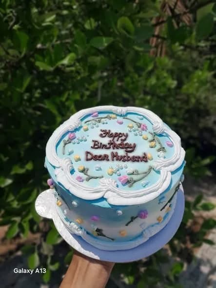 ভ্যানিলা স্পঞ্জ কেক – স্কাই ব্লু স্ক্যালপ ফ্রেম 2