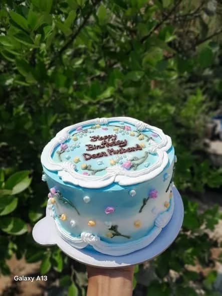 ভ্যানিলা স্পঞ্জ কেক – স্কাই ব্লু স্ক্যালপ ফ্রেম 3