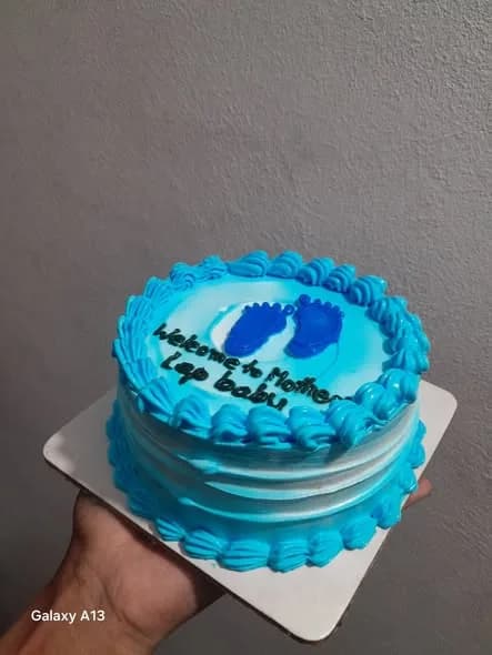ভ্যানিলা স্পঞ্জ কেক – ব্লু বেবি ফুটপ্রিন্ট 2
