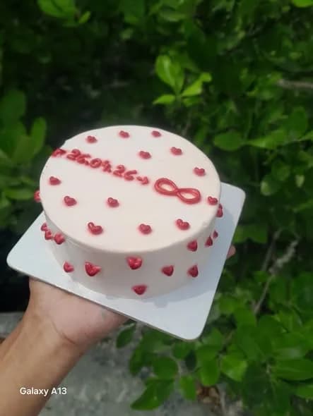 ভ্যানিলা স্পঞ্জ কেক – রেড হার্ট মিনি 4