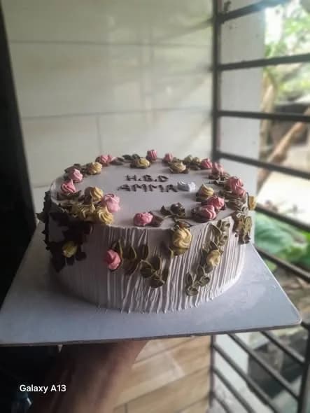 ভ্যানিলা স্পঞ্জ কেক – ভিনটেজ রোজবাড রিদ 4