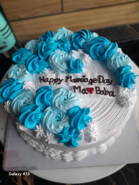ব্লু রোজেট কেক শার্শা