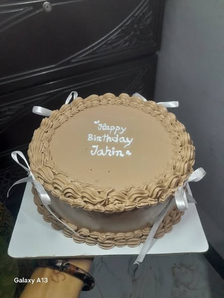 রিবন চকলেট কেক